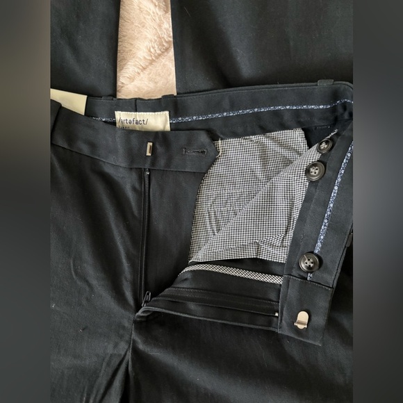 Artefact Men's Straight Leg Slim Fit Dress Pants with Hip Pockets | Sz 31/32 - Picture 5 of 10